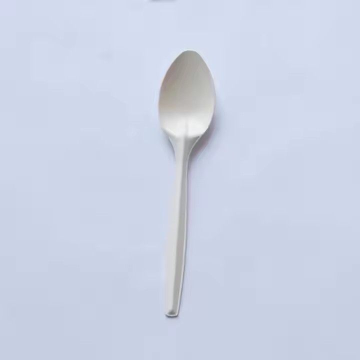 Wholesale biodegradable cutlery 7inch corn starch spoons plastic disposable spoon