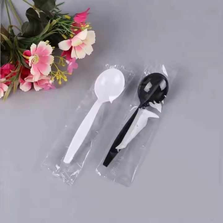 High quality custom disposable soup plastic spoon price