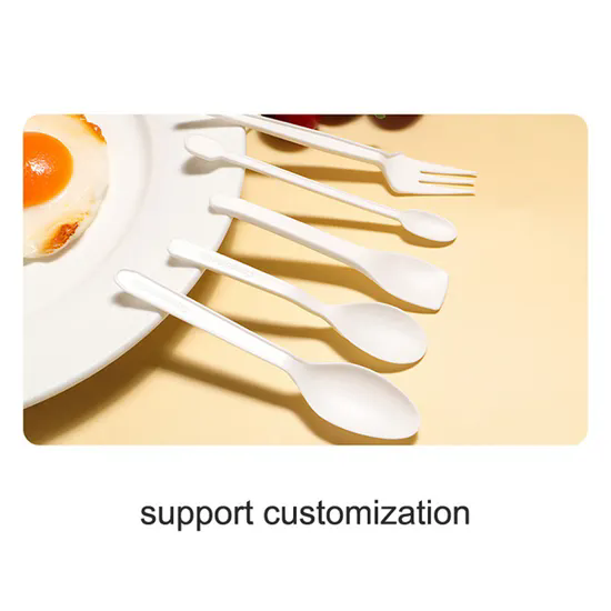 PLA Cake Dessert Spoon Compostable Cpla Ice Cream Spoon Stirring Stick Fully Degradable