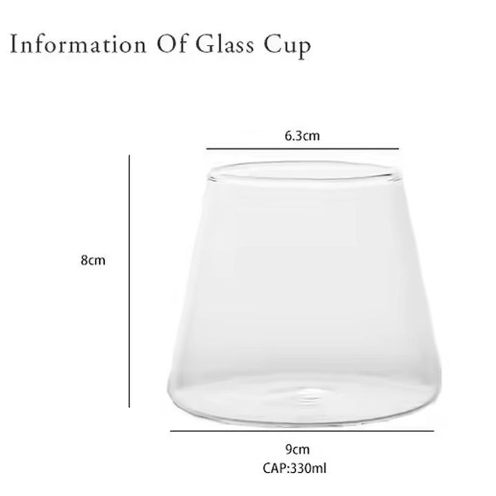 Household high borosilicate whiskey glass wine cup single wall transparent glass cupHousehold high borosilicate whiskey glass wine cup single wall transparent glass cup