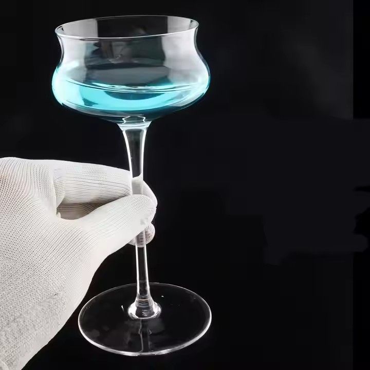 Hot Sale Handblown Lead Free Eco Friendly Sublime Martini Glass