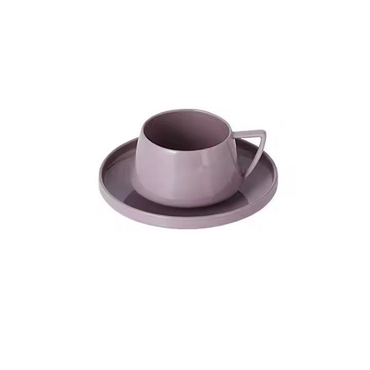 Nordic creative porcelain cup and saucer set home office hot sale ceramic coffee cup set