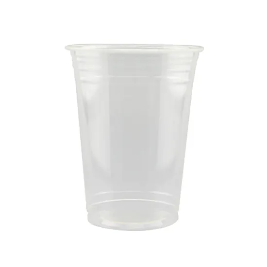 Disposable Takeaway Packing 10oz Biodegradable Cold Cup Clear PLA Cups