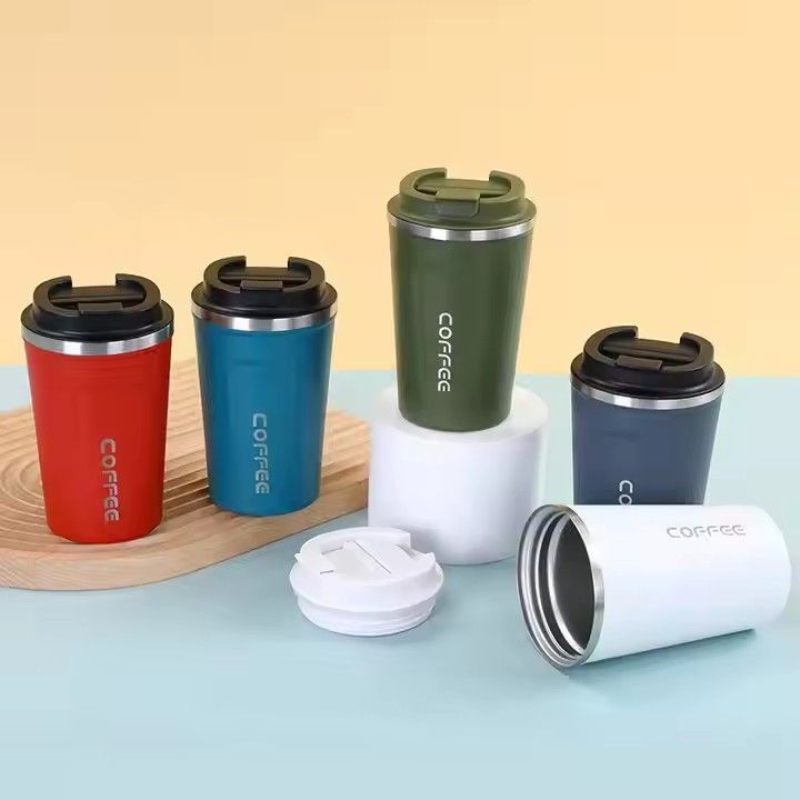 Top selling 380ml 510ml portable vacuum cup 304 SS 6-12h insulation travel car thermoses coffee mug