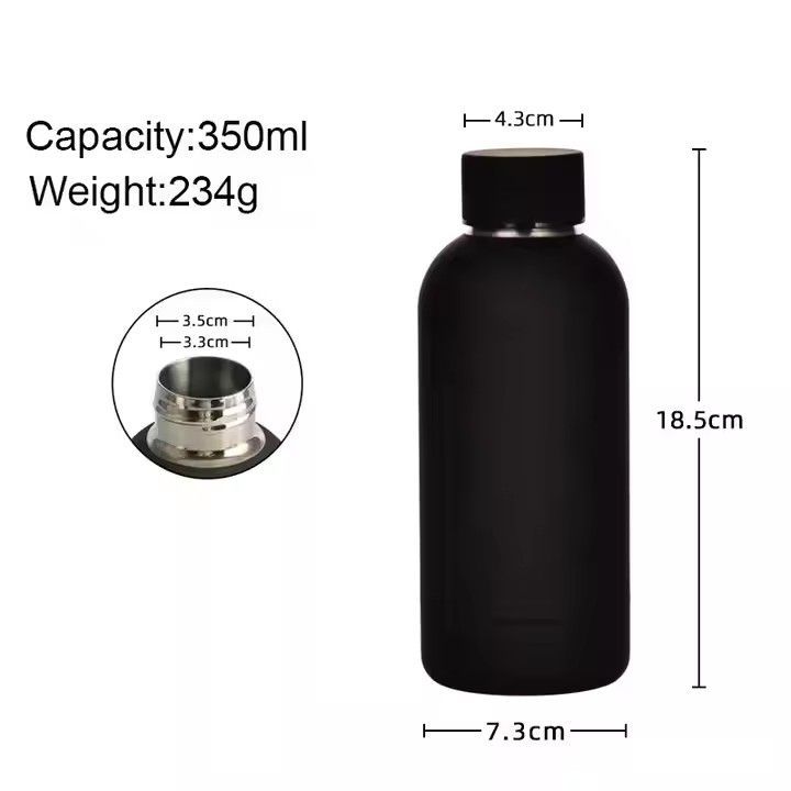 Eco friendly 350ml stainless steel double wall thermoses gourde d'eau gym insulated water bottle for children kids