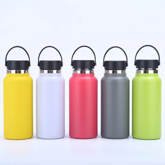 Custom Logo Outdoor Gym 32oz Double Wall Drink Sport Bottle Stainless Steel Hiking Water Bottles