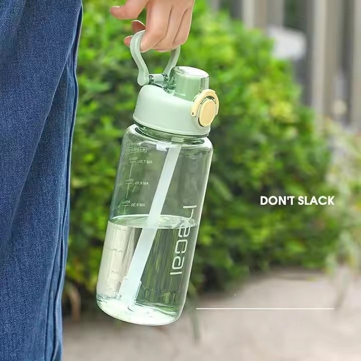 BPA free leak proof 28oz fitness sports outdoor motivational water bottle gym bottle with times to drink