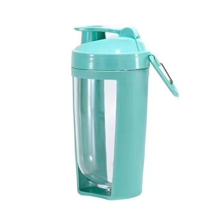 Gym bottles shaker mixing ball milkshake protein cup sports plastic protein fitness shaker