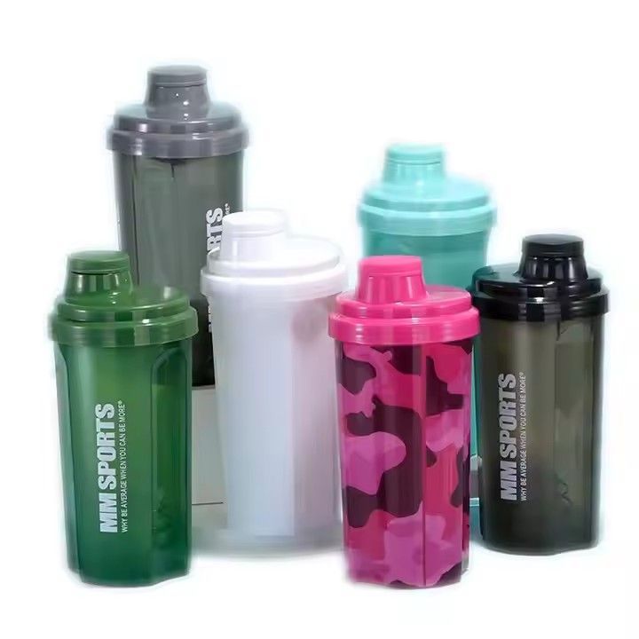 Fitness customised sports cups protein shakers plastic shaker cups protein vessels