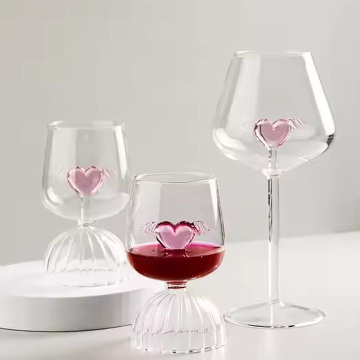 Cupid's cup wine glass Creative goblet glass