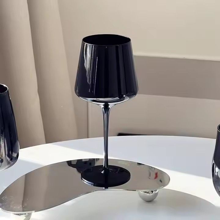 High End Luxury Cheap Lead-Free wholesale popular black red wine glass