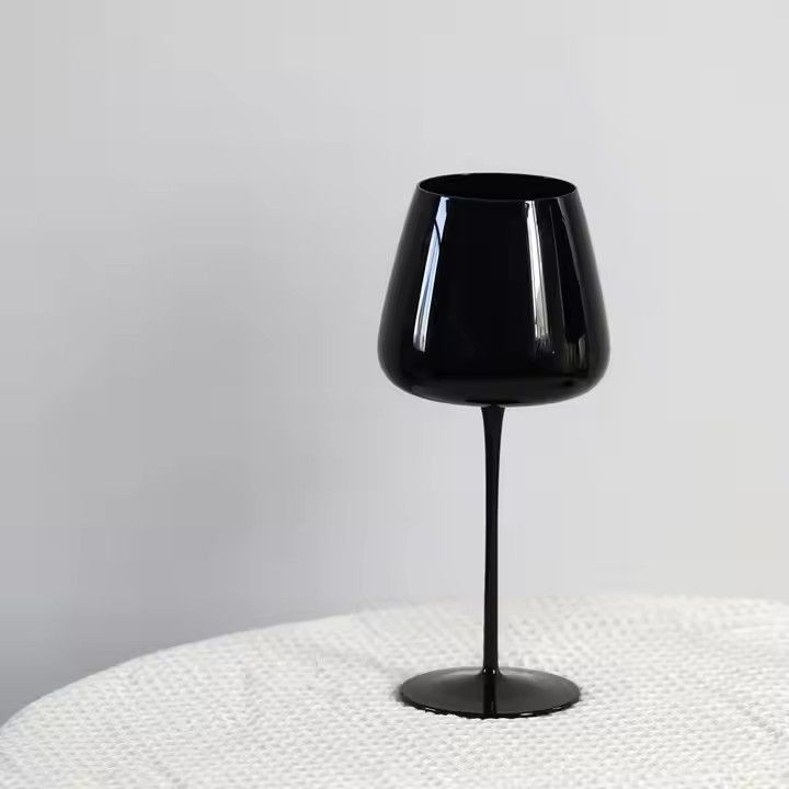 High End Luxury Cheap Lead-Free wholesale popular black red wine glass