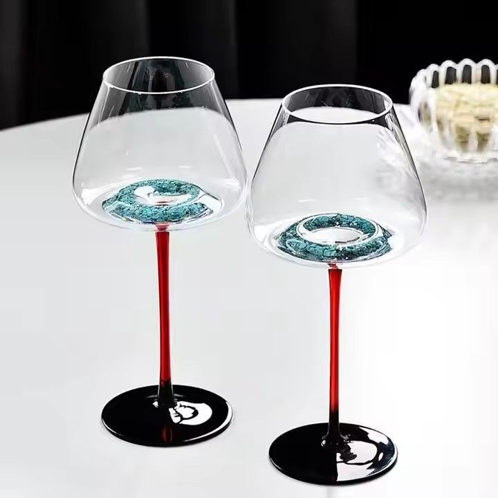 Unique Design Crystal Clear Glass Wine Glasses For Red And White Wine