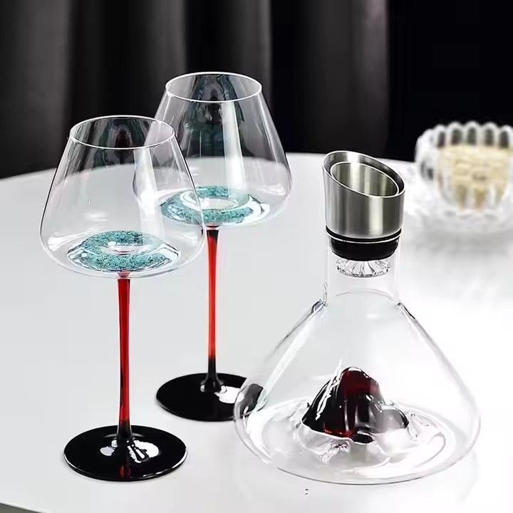 Unique Design Crystal Clear Glass Wine Glasses For Red And White Wine