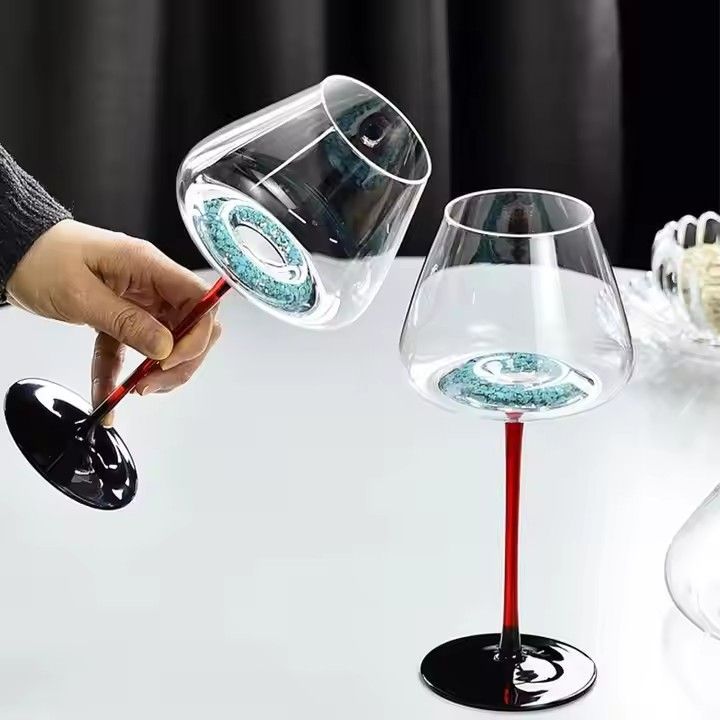 Unique Design Crystal Clear Glass Wine Glasses For Red And White Wine