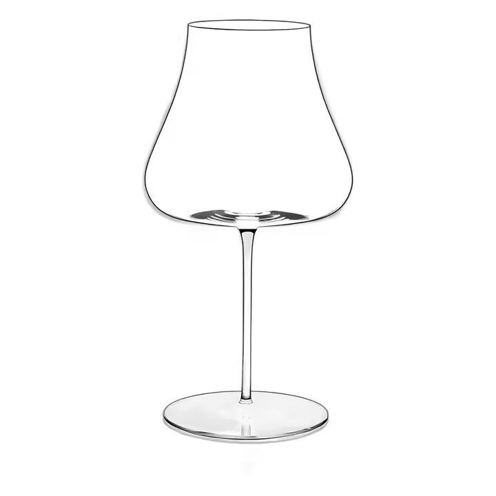 Lead Free Home Party Bar Use Hand Made Special Shape Crystal Large Wine Glass