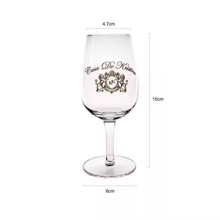 200ml Goblet Glasses Wine Tasting Cups Small Stem Taster Glasses