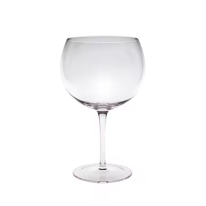 Customized Balloon Shape Wine Goblet Glass Lead Free Crystal Gin Glass Giant Red Wine Glasses