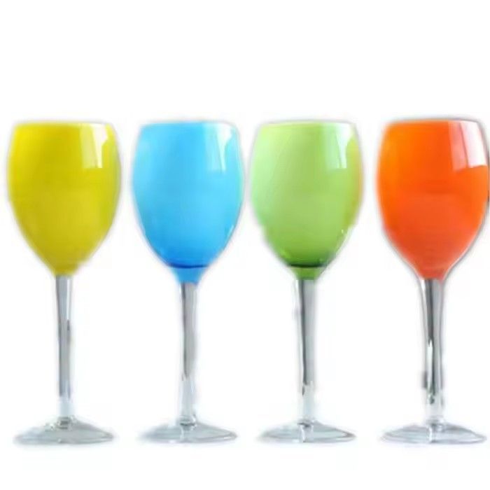 Wholesale cheap bulk glassware cobalt blue wine glass uk