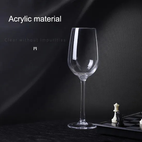 Acrylic Goblet Set Glassware Champagne Glasses Flutes Goblet Wine Glasses Plastic Goblets