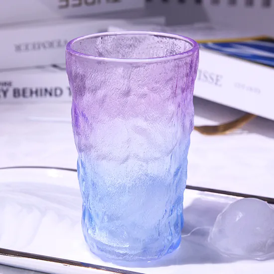 275ml/320ml Glass Water Cup Fashion Drinking Glasses Color Glass Cup