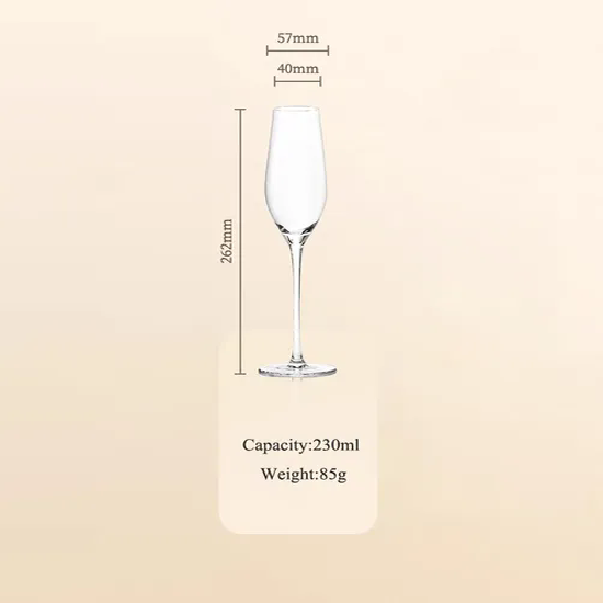 Lead Free Crystal Champagne Wine Glass