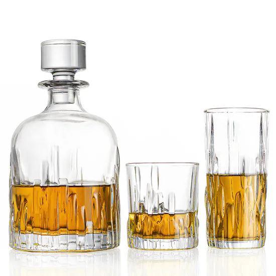 1000ml Wholesale Crystal Glass Wine Whisky Decanter Bottle