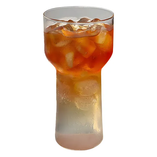 Torch Shape Glasses New Product Idea 2024 Drink Cups Customizable High Borosilicate Glass Juice Glass Cute Cups