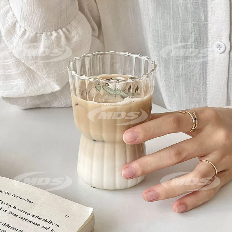 Glass Cup Transparent Drinking Utensil Coffee Wine Milk Beer Cola Juice Cold Drinkware Can