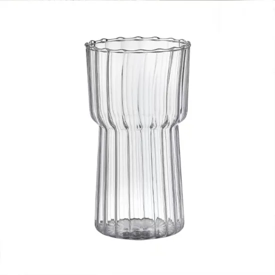 Glass Cup Transparent Drinking Utensil Coffee Wine Milk Beer Cola Juice Cold Drinkware Can