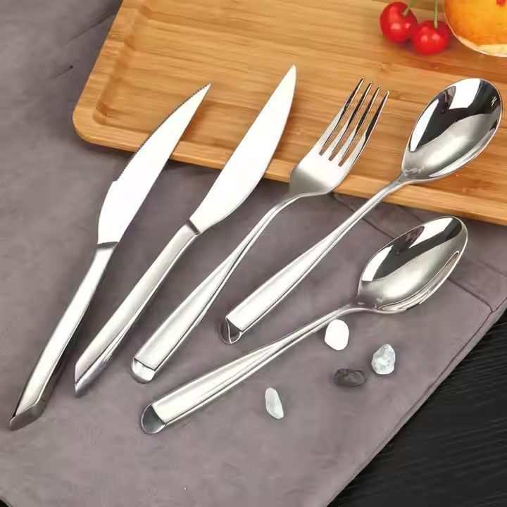 Germany quality hotel exported western stainless steel fork and spoon knife set cutlery