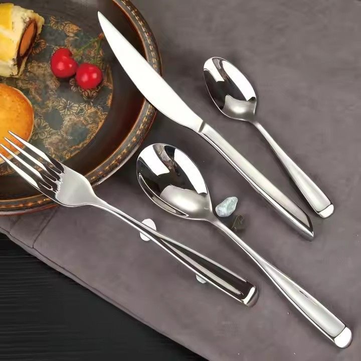 Germany quality hotel exported western stainless steel fork and spoon knife set cutlery