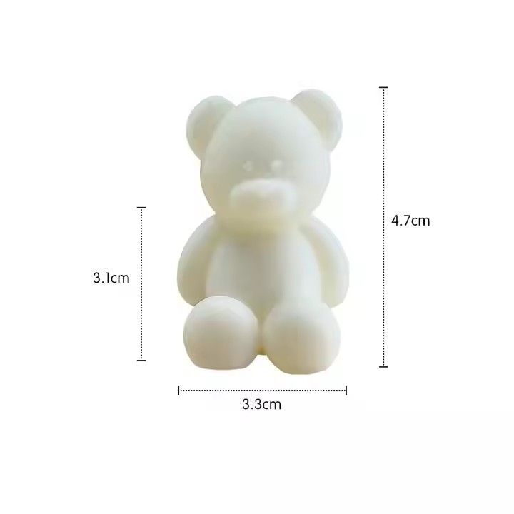 Bear series shaped candles birthday gift handmade scented candle room decoration home decor candle