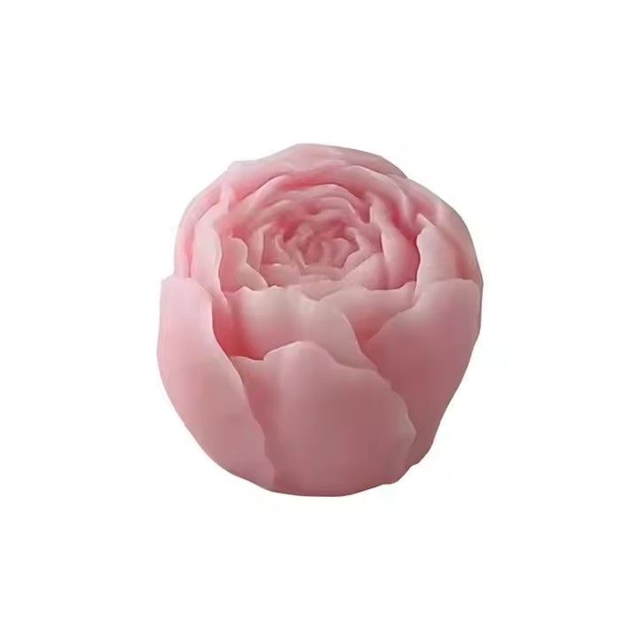 Custom wedding handmade aromatherapy candles for home decor rose flower shaped scented candle