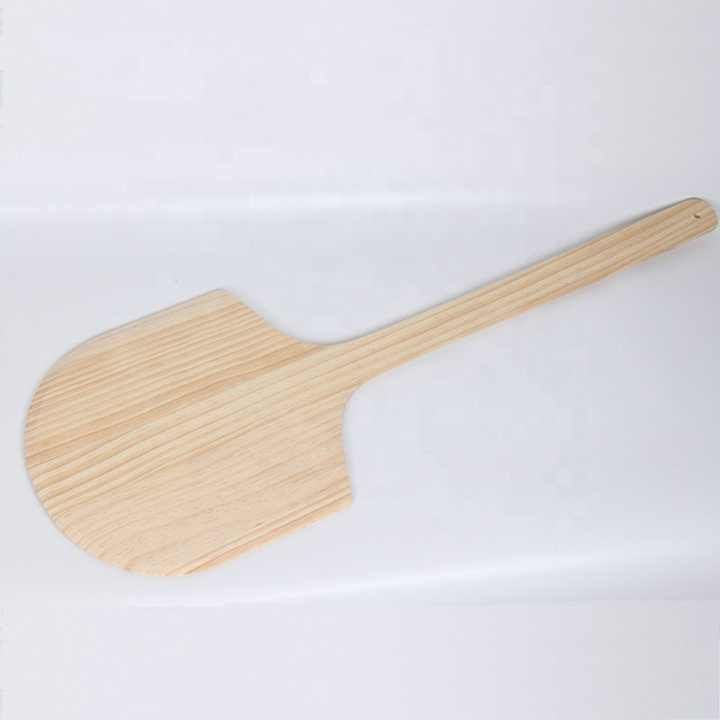 Kitchen baking utensils bamboo pizza cutting board with long handle wooden pizza peel