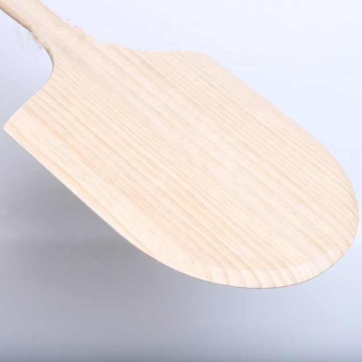 Kitchen baking utensils bamboo pizza cutting board with long handle wooden pizza peel