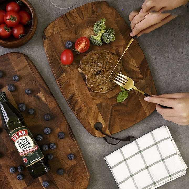 Thailand acacia wood chopping board kitchen serving board household wooden cutting board