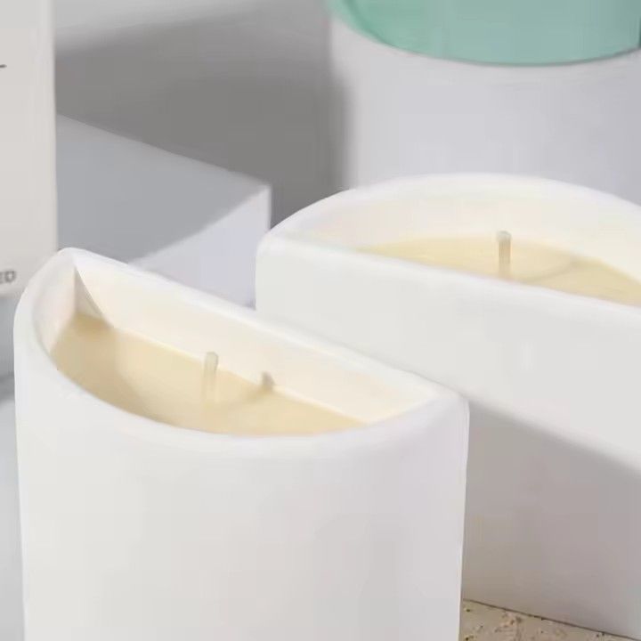 Home decor soy wax gypsum scented candles benefits amorxiao scented candle set