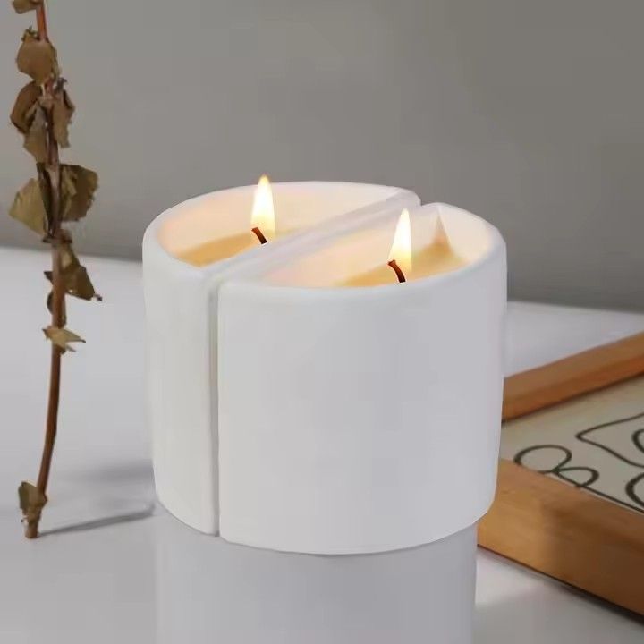 Home decor soy wax gypsum scented candles benefits amorxiao scented candle set