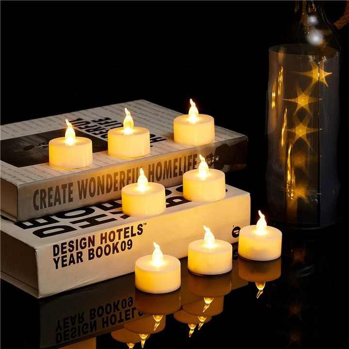 Tea light wedding party birthday home decoration battery operated tealight led flameless candle