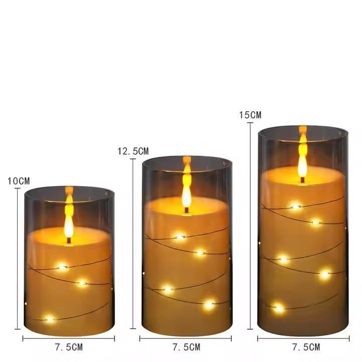 Led candle electric battery power candles flameless flicker tea candles for wedding decorative light