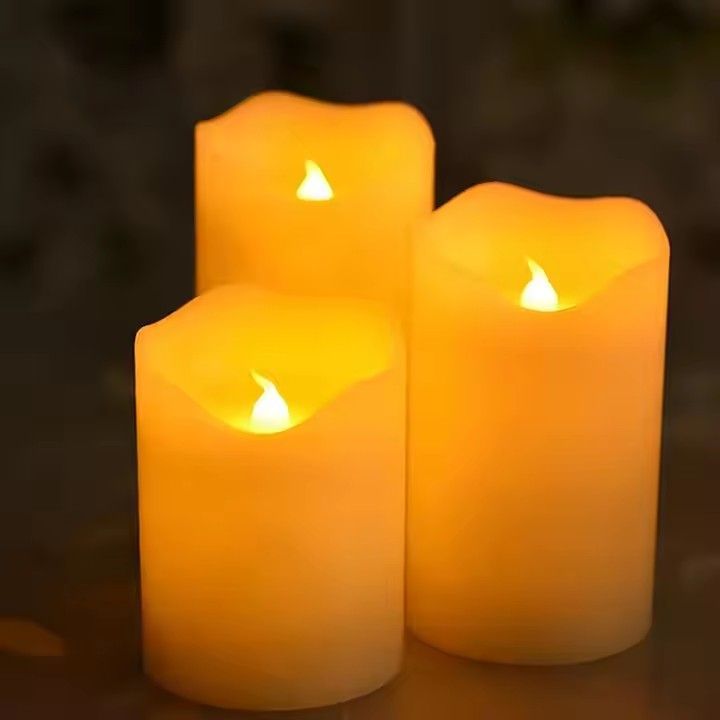 Wedding party decor flickering flameless votive candles battery operated decorative led candles