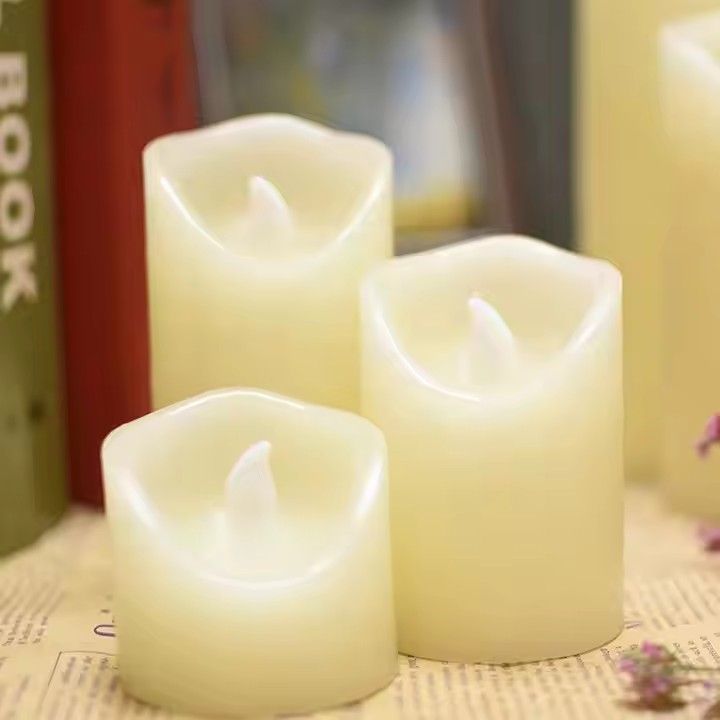 Bar wedding moving led pillar candles indoor outdoor battery operated flameless flickering led candle