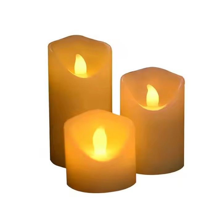 Bar wedding moving led pillar candles indoor outdoor battery operated flameless flickering led candle