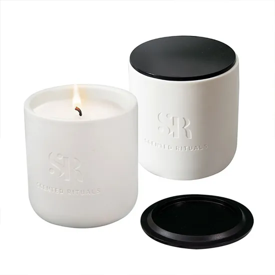 Luxury Ceramic Jar for Candle Wholesale Supplier UK USA Canada Bulk Ceramic Candle Jar with Lid