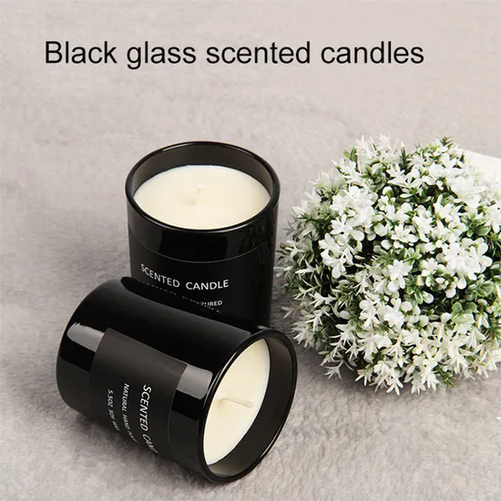 Black Glass Scented Candles Ins Wind Home Fragrance Wholesale Obama Scented Candle