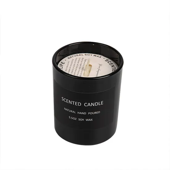 Black Glass Scented Candles Ins Wind Home Fragrance Wholesale Obama Scented Candle