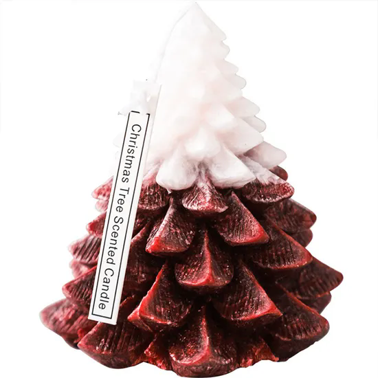 Christmas Decor Home Party Ice Wax Aromatic Candles Unisex Christmas Tree Scented Candle