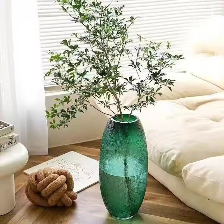 Wholesale Oversized Floor-to-ceiling Glass Vases Hydroponic Rich Home Guest Restaurant Flower Decoration