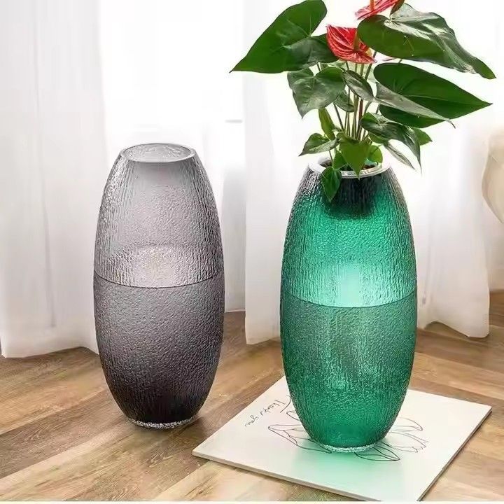 Wholesale Oversized Floor-to-ceiling Glass Vases Hydroponic Rich Home Guest Restaurant Flower Decoration